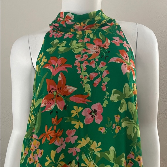 Vince Camuto Green Floral Dress - Picture 4 of 9